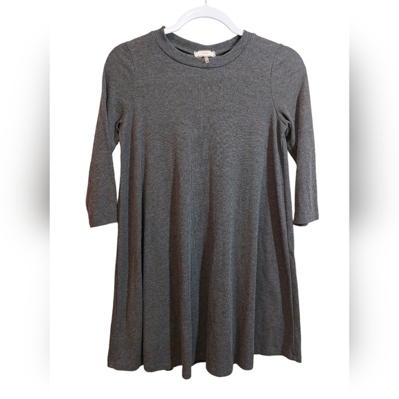 ASTR LADIES 3/4 SLEEVE CREW NECK RIBBED THERMAL TOP- M - Picture 1 of 4